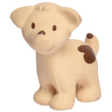Puppy -Organic Natural Rubber Rattle, Teether & Bath Toy