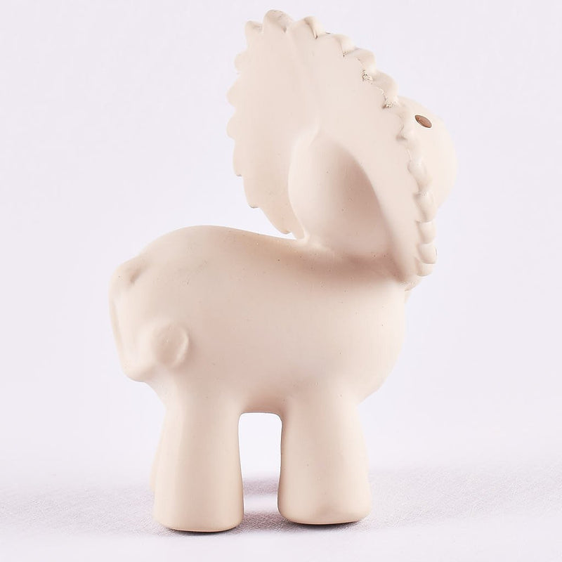 Lion -Organic Natural Rubber Rattle, Teether & Bath Toy