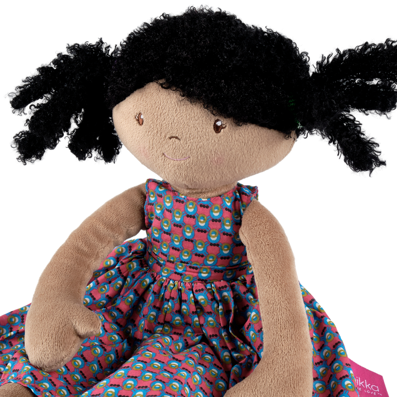 Leota - Black Hair with Purple Dress