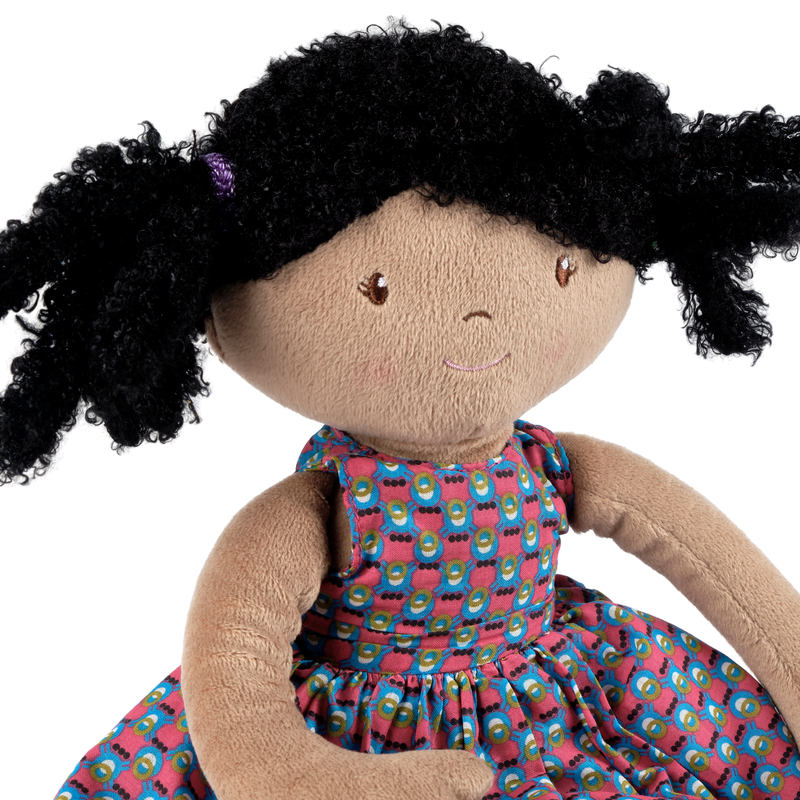 Leota - Black Hair with Purple Dress