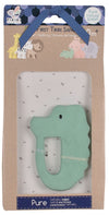 Crocodile -Organic  Natural Rubber Teether - Tikiri Toys Sri Lanka