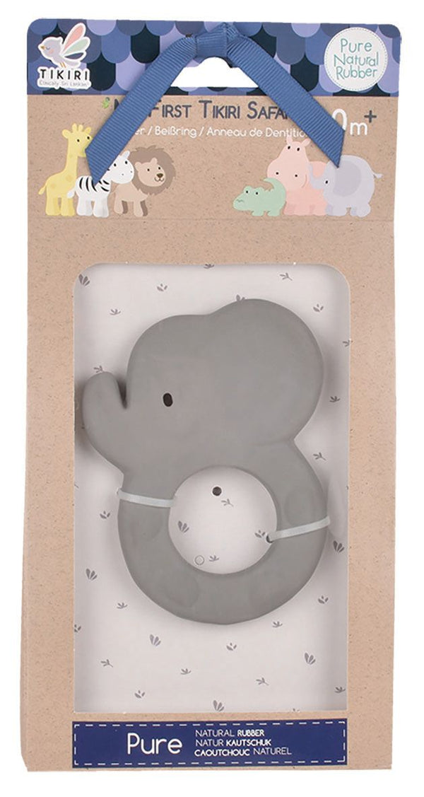 Elephant - Organic Natural Rubber Teether