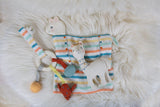 Lilith the Llama Organic Natural Rubber Rattle, Teether & Bath Toy
